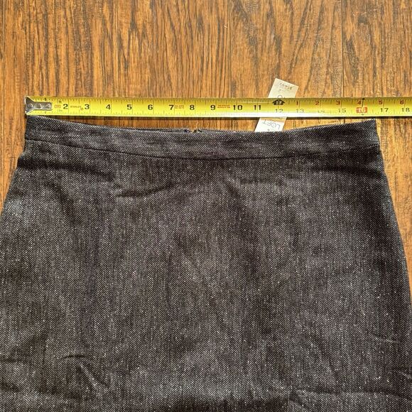 NWT Loft Pencil Skirt Womens Size 10 Brown Tweed Straight Lined NWT - Picture 7 of 12